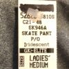 GK ICE SKATE DANCE WOMENS MEDIUM PEWTER IRIDESCENT PULL-ON PANTS Sz AM NWT! - Image 5