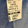GK DANCE JAZZ TOP ADULT SMALL BLUE VELVET X-BACK STRAPS CAMISOLE Sz AS NWT! - Image 5