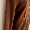 Coldwater Creek Cardigan Women X-Small Brown Button Down Cardigan Sweater XS (4) - Image 2
