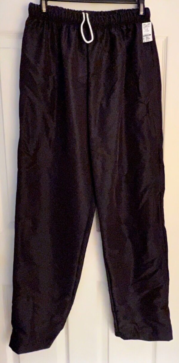 GK WARM UP PANTS UNISEX ADULT MEDIUM BLACK IRIDESCENT GYMNASTIC SKATE ATHLETIC M - Image 2