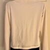GK WARM UP JACKET LADIES SMALL WHITE VELVET FULL ZIP DANCE SKATE GYMNASTICS SZ S - Image 2