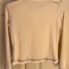 GK WARM UP JACKET LADIES SMALL WHITE VELVET FULL ZIP DANCE SKATE GYMNASTICS SZ S - Image 4