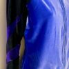 GK WARM UP JACKET LADIES X-SMALL PURPLE BLACK VELVET FRONT ZIP DANCE SKATE XS - Image 3