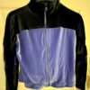 GK WARM UP JACKET LADIES X-SMALL PURPLE BLACK VELVET FRONT ZIP DANCE SKATE XS - Image 8