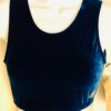 GK ELITE JAZZ DANCE CHEER ADULT X-LARGE ROYAL VELVET TANK CROP TOP Sz AXL NWT!