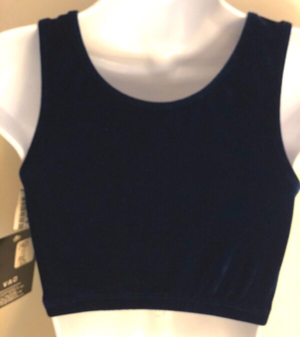 GK ELITE JAZZ DANCE CHEER ADULT X-LARGE ROYAL VELVET TANK CROP TOP Sz AXL NWT! - Image 4