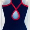 GK SAPPHIRE VELVET ADULT SMALL RACERBACK RED TRIM JA GYMNAST DANCE LEOTARD Sz AS - Image 6