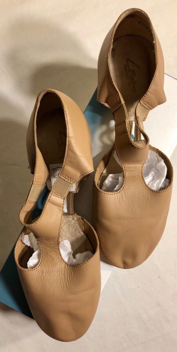 LEOâ€™S DANCEWEAR AMORE JAZZ SANDAL SIZE ADULT 7 TAN #7216 - Image 4