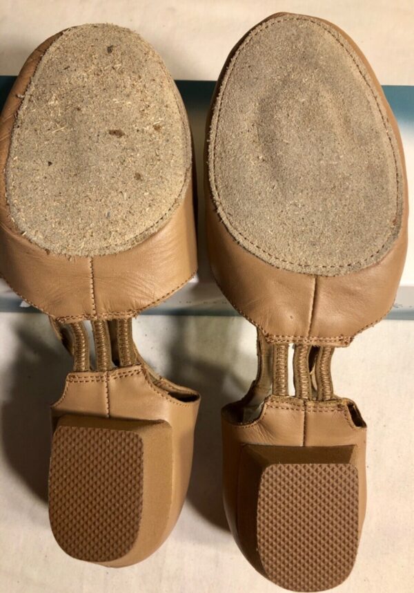 LEOâ€™S DANCEWEAR AMORE JAZZ SANDAL SIZE ADULT 7 TAN #7216 - Image 5