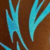 GK GIRLS SMALL BLACK NYLON/SPANDEX TURQUOISE MYSTIQUE GYMNASTICS LEOTARD Sz CS - Image 2