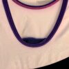 GK BIKETARD ADULT SMALL BLUE PURPLE VELVET WHITE FOIL DANCE GYMNASTIC TANK S - Image 9