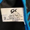 GK GIRLS SMALL BLACK NYLON/SPANDEX TURQUOISE MYSTIQUE GYMNASTICS LEOTARD Sz CS - Image 9