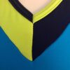 GK ICE FIGURE SKATE LADIES SMALL TURQUOISE MATTE TRICOT V-NECK TANK DRESS Sz AS - Image 2