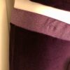 GK DANCE JAZZ PANTS CHILD LARGE PURPLE VELVET FOIL WAISTBAND HIP HUGGERS Sz CL - Image 2