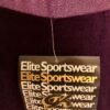 GK DANCE JAZZ PANTS CHILD LARGE PURPLE VELVET FOIL WAISTBAND HIP HUGGERS Sz CL - Image 3