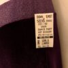 GK DANCE JAZZ PANTS CHILD LARGE PURPLE VELVET FOIL WAISTBAND HIP HUGGERS Sz CL - Image 4