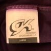 GK DANCE JAZZ PANTS CHILD LARGE PURPLE VELVET FOIL WAISTBAND HIP HUGGERS Sz CL - Image 8