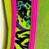 GK LEMONLIME MYSTIQUE ADULT X-SMALL ZOO PRINT FOIL GYMNASTICS DANCE LEOTARD AXS - Image 4