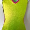 GK LEMONLIME MYSTIQUE ADULT X-SMALL ZOO PRINT FOIL GYMNASTICS DANCE LEOTARD AXS - Image 7