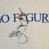 GK SYDNEY SOFT T â€œFIGURE SKATEâ€ GRAPHIC ADULT SMALL SSLV WHITE COTTON T-SHIRT SM