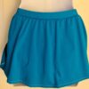 GK ICE FIGURE SKATE ADULT SMALL PULL-ON TURQUOISE SKIRT MICROFIBER BLACK TRIM AS - Image 2