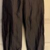 GK WARM UP UNISEX CHILD LARGE GRAY CRINKLE NYLON GYMNASTICS CHEER PANTS Sz CL