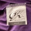 GK ICE SKATE DANCE LADIES MEDIUM EGGPLANT VELVET LONGSLEEVE SHRUG JACKET SZ M - Image 8