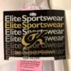 GK FIGURE SKATE ADULT SMALL WHITE VELVET FAUX WRAP ASYM JA PINK TRIM DRESS AS - Image 7
