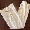 GK MENS X-SMALL HVYWT GYMNASTICS COMPETITION  N/S WHITE STIRRUP PANTS AXS NWT!