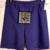 GK WORKOUT SHORTS LADIES X-SMALL PURPLE NYLON/SPANDEX DANCE CHEER GYMNASTICS XS