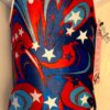GK "LIQUID AMERICA" VELVET CHILD X-SMALL STARS GYMNASTICS DANCE TANK LEOTARD XS