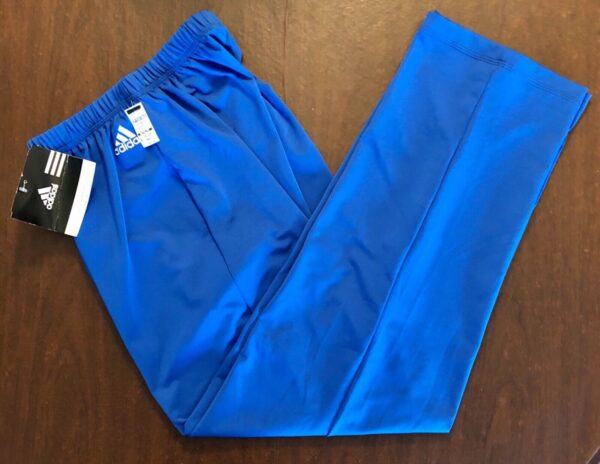 ADIDAS GK UNISEX SMALL ROYAL DRY TECH  WARM UP PANTS Sz AS NWT WAS $82.99!