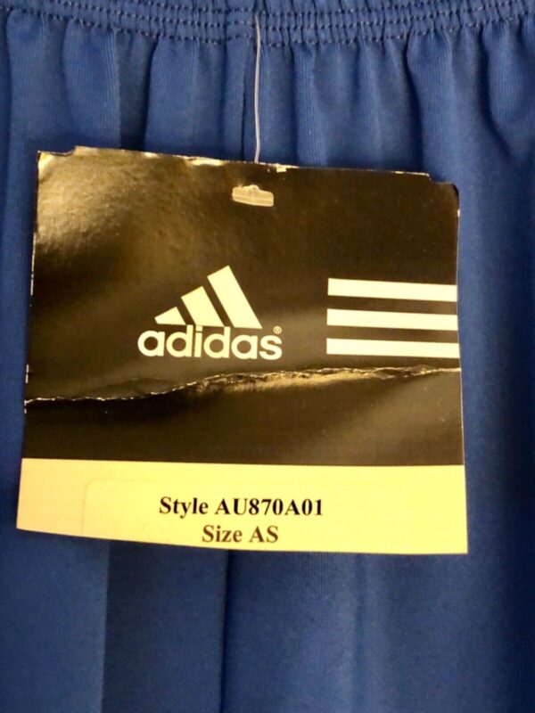 ADIDAS GK UNISEX SMALL ROYAL DRY TECH  WARM UP PANTS Sz AS NWT WAS $82.99! - Image 4