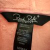 Rene Rofe Sleepwear Women's Medium Peony Hearts Plush Knee Length Robe Sz M - Image 6