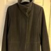 COLE HAAN WOMENS SIZE 10 BLACK WOOL CASHMERE JACKET STYLSH COLLAR HIDDEN BUTTONS - Image 6