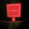 COLE HAAN WOMENS SIZE 10 BLACK WOOL CASHMERE JACKET STYLSH COLLAR HIDDEN BUTTONS - Image 9