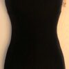 GK DANCE BIKETARD ADULT SMALL BLACK VELVET GYMNASTICS CHEER WORKOUT TANK Sz AS