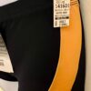 GK CHEER ADULT X-SMALL MICRO MINI BLACK NYLON/SPANDEX GOLD GYM DANCE SHORTS XS - Image 4