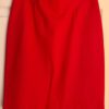 J. JILL RED LADIES X-SMALL VISCOSE STRETCH STRAIGHT PENCIL SKIRT Sz XS EUC!