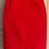 J. JILL RED LADIES X-SMALL VISCOSE STRETCH STRAIGHT PENCIL SKIRT Sz XS EUC! - Image 6