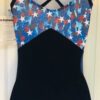 GK GYMSTAR FOIL ADULT SMALL SAPPHIRE VELVET CRYSTALS GYMNASTS TANK LEOTARD Sz AS - Image 7