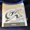 GK GYMSTAR FOIL ADULT SMALL SAPPHIRE VELVET CRYSTALS GYMNASTS TANK LEOTARD Sz AS - Image 8