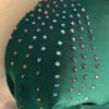 GK Elite LgS GREEN VELVET IRIDESCENT JA GYMNASTICS DANCE LEO AXS - Image 3