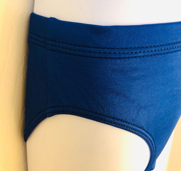 GK HIGH RISE TRADITIONAL CUT CHILD LARGE ROYAL GYMNASTICS BRIEFS #1409 Sz CL NWT - Image 2