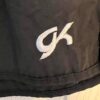 GK BLACK TASLAN UNISEX CHILD LARGE NYLON GYMNAST RUNNING SHORTS  Sz CL NWT! - Image 2