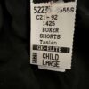 GK BLACK TASLAN UNISEX CHILD LARGE NYLON GYMNAST RUNNING SHORTS  Sz CL NWT! - Image 4