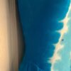 GK ICE SKATE ADULT SMALL TURQUOISE "RACER" TIE-DYE COTTON/LYCRA TANK DRESS SZ S - Image 5