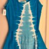 GK ICE SKATE ADULT SMALL TURQUOISE "RACER" TIE-DYE COTTON/LYCRA TANK DRESS SZ S - Image 10