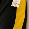 GK CHEER ADULT LARGE MICRO MINI BLACK NYLON/SPAN YELLOW MESH GYM DANCE SHORTS AL - Image 6