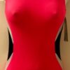 GK Elite Silver Black Foil Tank Gymnastic Dance Leotard Adult XS